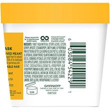 Load image into Gallery viewer, Garnier Fructis Strengthening Treat 1 Minute Hair Mask with Banana Extract, 3.4 Ounce