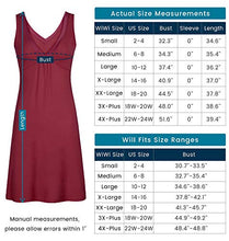 Load image into Gallery viewer, WiWi Women's Soft Bamboo Nightgowns Sleep Shirt Sleeveless Nightgown V Neck Sexy Chemise Sleep Dress S-4X, Black, 4X
