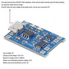 Load image into Gallery viewer, MakerFocus 10pcs 186 50 Lithium Battery Charging Module TP4056 Charging Module 1A with Battery Protection 186 50 BMS and 2A 5V Charge Discharge Module Charging Boost Mobile Power Protection PCB Board