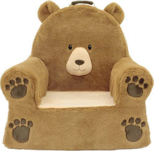 Load image into Gallery viewer, Soft Landing | Sweet Seats | Premium Character Chair with Carrying Handle & Side Pockets – Bear
