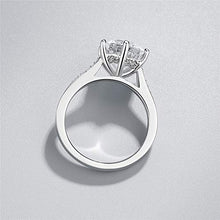 Load image into Gallery viewer, 4ct Round Brilliant Nscd Sona Simulated Diamond Solitaire Wedding Engagement Ring - Finger Size 4