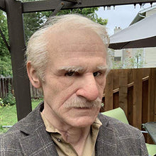 Load image into Gallery viewer, Old Man Mask Realistic Latex Human Decorative Halloween Masks for Adults