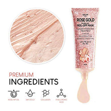 Load image into Gallery viewer, AZURE Rose Gold Luxury Sparkling Hydrating Peel Off Face Mask – Anti Aging, Toning & Rejuvenating | Removes Blackheads, Dirt & Oils | Reduces Wrinkles, Fine Lines & Acne Scars | Made in Korea - 150mL