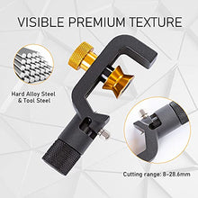Load image into Gallery viewer, FTTH Armored Cable Stripper Tools 8-28mm Wire Stripper Coax Mid Span Cable Stripper Radial Cutter Slitting Ring Tools 0.31-1.1in Round Cable Jacket Stripping Armored Fiber Optic Cable Stripper Tools