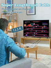 Load image into Gallery viewer, Fadist Retro Game Console, Built in 600 Games, Classic Video Game Console, with 2 Classic Controllers, AV Output Plug and Play Games Console, Ideal Gift for Kids, Adult, Friend, Lover