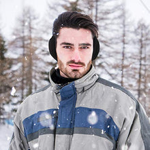 Load image into Gallery viewer, 4 Pieces Ear Muffs For Winter Ear Warmer Ear Covers Behind The Head Ear Muffs for Men Women Outdoor (Black, Grey, Dark Blue, Brown)