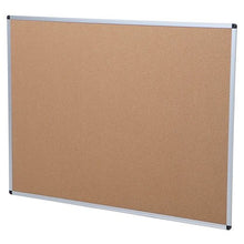 Load image into Gallery viewer, VIZ-PRO Cork Notice Board, 48 X 36 Inches, Silver Aluminium Frame