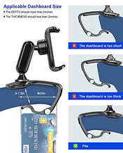 Load image into Gallery viewer, CORROY Car Phone Holder Mount Dashboard Clip Cell Phone Holder for Car Sun Visor, Rearview Mirror, Compatible with 4.7 to 6.5 inch Phones