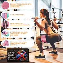 Load image into Gallery viewer, Hurdilen Resistance Bands Loop Exercise Bands - Workout Bands Hip Bands Wide Resistance Bands Hip Resistance Band for Legs and Butt - Activate Glutes and Thighs