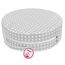 Load image into Gallery viewer, Zicac Kids' Anti-Slip Chair Booster Seat-High Chair Pad Heightening Dismountable Round Cushion (Gray)