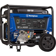 Load image into Gallery viewer, Westinghouse WGen6000 Portable Generator 6000 Rated & 7500 Peak Watts, Gas Powered, Electric Start, Transfer Switch Ready, CARB Compliant