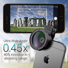 Load image into Gallery viewer, Camera Lens Kit by Coral Entertainments| Professional CPL, Macro & Wide Angle Lenses | Multi-use tripod & Selfie Remote Control | For iPhone, Samsung Galaxy, iPads Tablets | Hard Case & Universal Clip