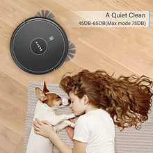 Load image into Gallery viewer, Robot Vacuum, GOOVI 1600PA Robotic Vacuum Cleaner with Self-Charging, 360° Smart Sensor Protectio, Multiple Cleaning Modes Vacuum Best for Pet Hairs, Hard Floor & Medium Carpet