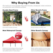 Load image into Gallery viewer, ABCCANOPY Heavy Duty Ez Pop up Canopy Tent with Sidewalls 10x15, Red
