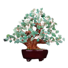 Load image into Gallery viewer, Parma77 7 Inch Feng Shui Aventurine Quartz Gem Stone Money Tree Natural Green Crystal Art Decoration Office Living Room Good Luck