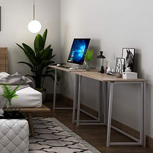 Load image into Gallery viewer, 4NM Folding Desk, No-Assembly Small Computer Desk Home Office Desk Foldable Table Study Writing Desk Workstation for Small Space Offices