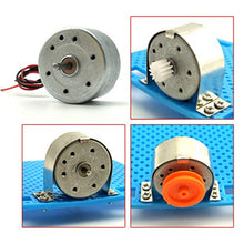 Load image into Gallery viewer, EUDAX Mini Generator Motors 3V-12V DC Motor Electric Motor for DIY Toys Wind Turbine Generator Hand Cranked Power Generator Model (Metal Motor Holder)