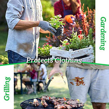 Load image into Gallery viewer, 3 Pack Server Aprons with 3 Pockets - Waist Apron Waiter Waitress Apron Water Resistant Added Long Waist Strap Reinforced Seams Half Apron for Women