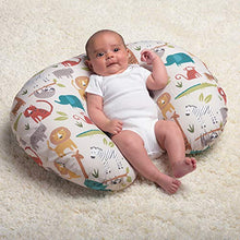 Load image into Gallery viewer, Boppy Original Nursing Pillow & Positioner, Neutral Jungle Colors, Cotton Blend Fabric with Allover Fashion, Multi