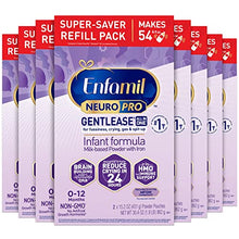 Load image into Gallery viewer, Enfamil NeuroPro Gentlease Baby Formula, Brain and Immune Support with DHA, Clinically Proven to Reduce Fussiness, Crying, Gas & Spit-up in 24 Hours, Non-GMO, Powder Refill Box, 30.4 Oz (Pack of 4)