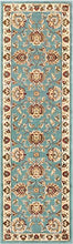 Load image into Gallery viewer, Sultan Sarouk Light Blue Persian Floral Oriental Formal Traditional 3x12 (2'7" x 12') Runner Stain / Fade Resistant Contemporary Floral Thick Soft Plush Hallway Entryway Living Dining Room Area Rug