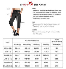 Load image into Gallery viewer, BALEAF Women Lightweight Capri Jogger Hiking Shorts Running Capri Pants Woven Quick Dry Pockets Grey Medium