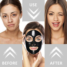Load image into Gallery viewer, Blackhead Remover Face Mask,Black Mask,3-in-1 Purifying Charcoal Peel off Mask with Acne & Blackhead Extractor Kit and Silicone Brush,Deep Cleansing Facial Mask for All Skin Types Face & Nose
