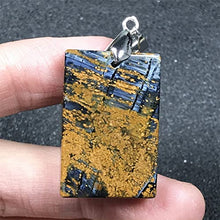 Load image into Gallery viewer, Natural Pietersite Stone Pendant Pietersite Crystal Stone Jewelry For Women Men Healing Luck Gift 30x20x6mm Beads Silver Energy Gemstone