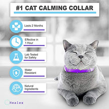 Load image into Gallery viewer, Healex Cat Calming Collar for Cats | Purrfect to Reduce Your Pet’s Anxiety or Aggression | Pheromones for Cats & Cat Anxiety Relief | Cat Calming Products for Kittens | 2-Month Protection, 1 Collar