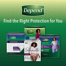 Load image into Gallery viewer, Depend Fit-Flex Adult Incontinence Underwear for Women, Disposable, Maximum Absorbency, Extra-Large, Blush, 68 Count