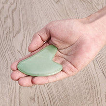 Load image into Gallery viewer, Rosenice Aventurine Gua Sha Scraping Massage Tools, Natural Stone Guasha Board for SPA Acupuncture Therapy Trigger Point Treatment (Gua sha Board)