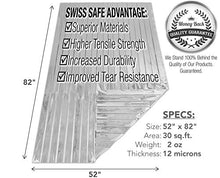 Load image into Gallery viewer, Swiss Safe Emergency Mylar Thermal Blankets, Designed for NASA, Outdoors, Survival, First Aid, Silver, 10 Pack