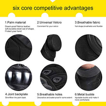 Load image into Gallery viewer, LOSENKA Skateboard Gloves with Sliders,Standard Longboard Downhill Slide Gloves Skate Gloves with 2 Set Slider Puck Set (Black)