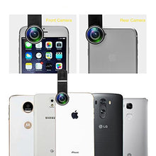 Load image into Gallery viewer, 11 in 1 Cell Phone Camera Lens Kit Wide Angle Lens & Macro Lens+Fisheye Lens+Telephoto Lens+CPL/Flow/Radial/Star/Soft Filter+Kaleidoscope Lens Compatible for iPhone Samsung Sony and Most of Smartphone