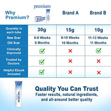 Load image into Gallery viewer, Premium Advanced Scar Gel Medical-Grade Silicone for Face, Body, Stretch Marks, C-Sections, Surgical, Burn, Acne | Old & New Scars, Clinically Proven | 30g