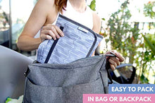 Load image into Gallery viewer, Baby Portable Changing Pad | Waterproof | Foldable Pad with Stroller Strap & Pocket for Diapers & Wipes | Changing Organizer Bag for Toddlers Infants & Newborns | Perfect Baby Shower Gift