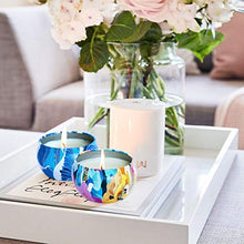Load image into Gallery viewer, YYCH Gift Package Scented Candles Lemon, Fig, Lavender, Spring Fresh,Rose ,Jasmine,Vanilla,Bergamot,Strawberry, Peppermint, Rosemary, Gardenia Natural Soy Wax Portable Travel Tin Candle,Set of 12