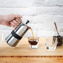 Load image into Gallery viewer, brim 6 Cup Moka Maker with Wood Pattern Handle