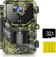 Load image into Gallery viewer, 1520P 20MP Trail Camera, Hunting Camera with 120°Wide-Angle Motion Latest Sensor View 0.2s Trigger Time Trail Game Camera with 940nm No Glow and IP66 Waterproof 2.4” LCD 48pcs for Wildlife Monitoring