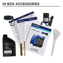 Load image into Gallery viewer, Westinghouse iGen4500 Super Quiet Portable Inverter Generator 3700 Rated & 4500 Peak Watts, Gas Powered, Electric Start, RV Ready, CARB Compliant