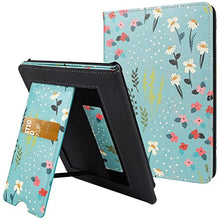 Load image into Gallery viewer, KANNIL Stand Case for 6.8" All-New Kindle Paperwhite(11th Generation, 2021),Kindle Paperwhite Signature Edition, PU Leather Smart Cover with Auto Sleep Wake, Card Slot and Hand Strap (Z-G-Floral)