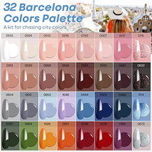 Load image into Gallery viewer, Modelones Gel Nail Polish Kit- Gel Polish 36 Pcs Brown Nude Pink Blue Nail Gel Polish Set 7ML Soak Off Glitter Starter Gel Nail Kit with Nail Primer Matte Glossy Top Base Coat Holiday Christmas Gift