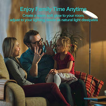 Load image into Gallery viewer, Nekteck LED Floor Lamp, Bright Lighting Torchiere Floor Lamps for Living Rooms, Bedrooms and Office with Modern Design and Touch Control Tall Standing Pole Light, 30w/2000LM, 3000K Warm White