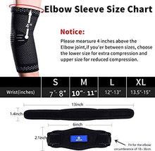 Load image into Gallery viewer, ABYON Tennis Elbow Straps (2 Pack) + Elbow Compression Sleeve (1 Pack),Elbow Brace with Medical Compression for Tendonitis, Elbow Support for Men & Women (Black, Large)