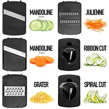 Load image into Gallery viewer, Fullstar Mandoline Slicer Spiralizer Vegetable Slicer - Cheese Slicer Food Slicer 6-in-1 Vegetable Spiralizer Potato Slicer Zoodle Maker BPA-Free Veggie Spiralizer Slicers for Fruits and Vegetables