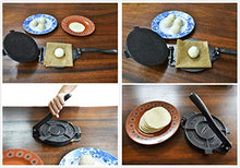 Load image into Gallery viewer, ARC USA, 0027, 10 inch Cast Iron Tortilla Press, Press surface diameter, Heavy Duty, Even Pressing - Black (10 4/10")