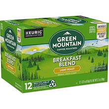 Load image into Gallery viewer, Green Mountain Coffee Breakfast Blend Single-Serve Keurig K-Cup, 12 ct