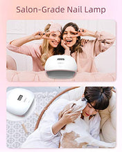 Load image into Gallery viewer, UV Led Nail Lamp for Gel Polishes,SUNUV 48W UV Gel Nail Dryer for Manicure and Pedicure with Sensor and 4 Timers SUN4S