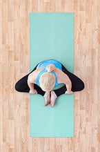 Load image into Gallery viewer, YogaAccessories 1/4" Thick High-Density Deluxe Non-Slip Exercise Pilates & Yoga Mat, Soothing Sea