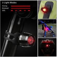 Load image into Gallery viewer, Super Bright Bike Light USB Rechargeable, Te-Rich 1200 Lumens Waterproof Road/Mountain Bicycle Headlight and LED Taillight Set with 4400 mAh Battery
